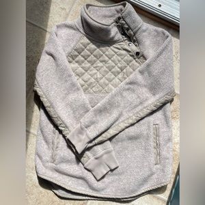 Abercrombie & Fitch Asymmetrical Snap-Up fleece